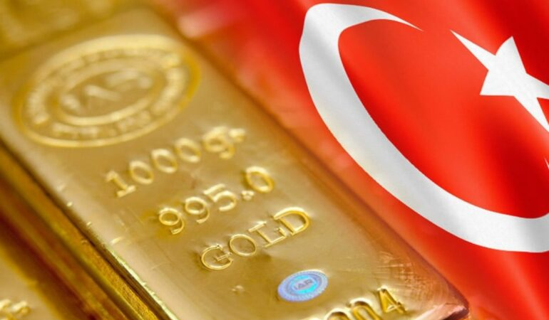 Türkiye’nin altın rezervi 7 aylık yükselişin ardından ilk kez düştü