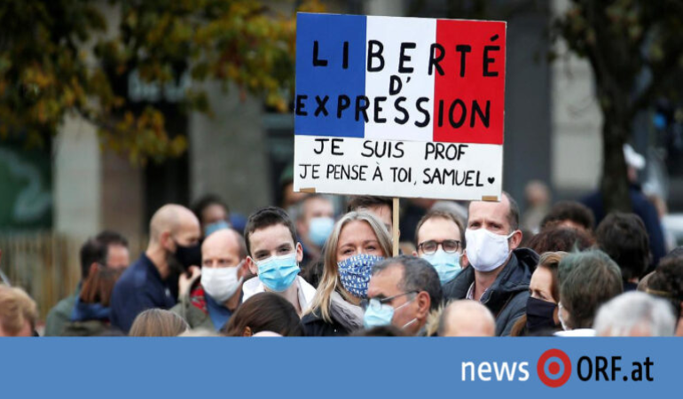 Lehrermord in Paris  in Medien