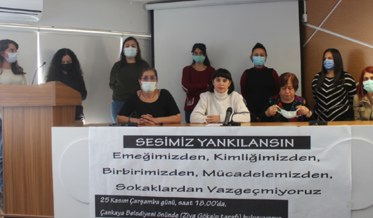 Ankara Kadın Platformu ”25 Kasım’da Sokaklardayız” çağrısı yaptı