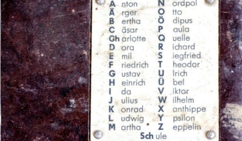 Almanya, fonetik alfabeden Nazi izlerini silecek