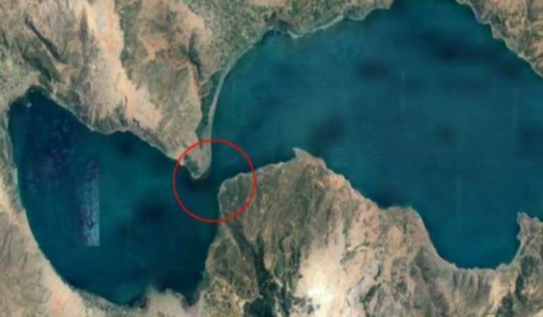 Kuraklık nedeniyle Eğirdir Gölü ikiye bölünüyor