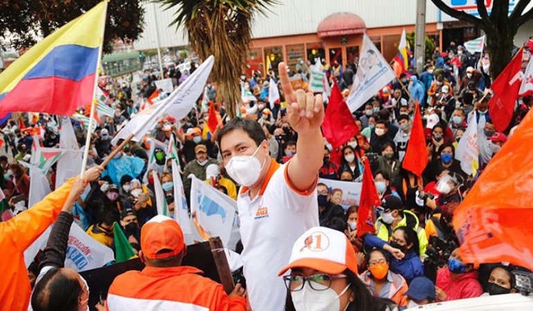 Ekvador başkanlık seçiminde sol parti adayı Andres Arauz öne geçti