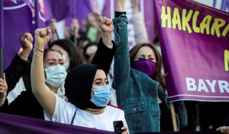 Turkey withdraws from treaty protecting women against violence