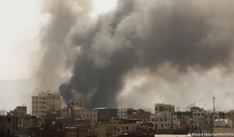 Yemen’de göçmen gözaltı merkezinde yangın çıktı: 8 ölü 170 yaralı