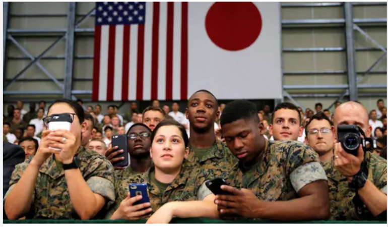 55 bin ABD askeri Japonya’da bir yıl daha kalacak