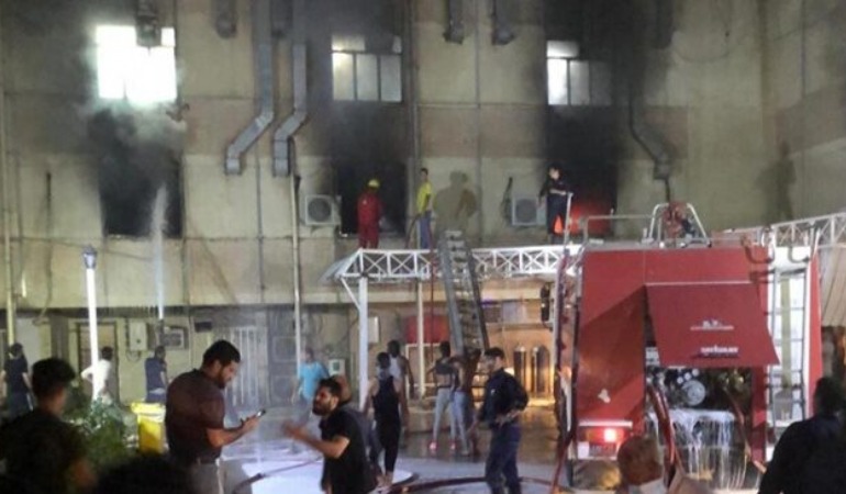 Bağdat’ta yangın: Ölü sayısı 82’ye yükseldi