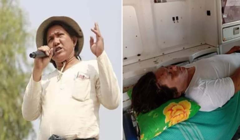 Myanmarlı şairin cesedi, “iç organları çıkartılmış” şekilde ailesine iade edildi