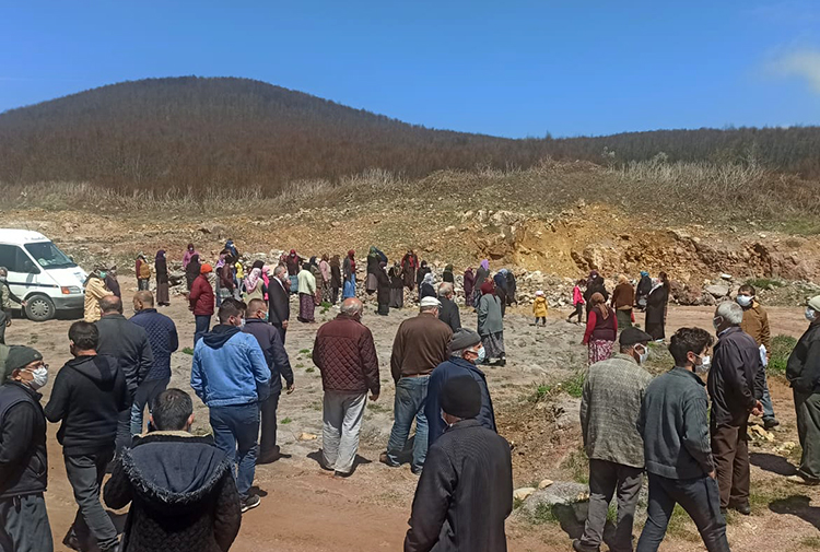 İkizdere’nin ardından Ordu’da da taş ocağı direnişi başladı