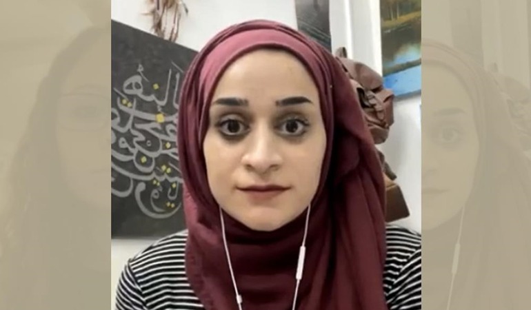 Gözlatına alınırken gülümseyen sanatçı Mariam Afifi’nin Filistin direnişi ile ilgili açıklaması