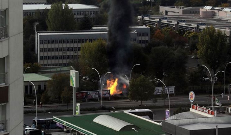 Ankara’da MTA Yerleşkesinde patlama