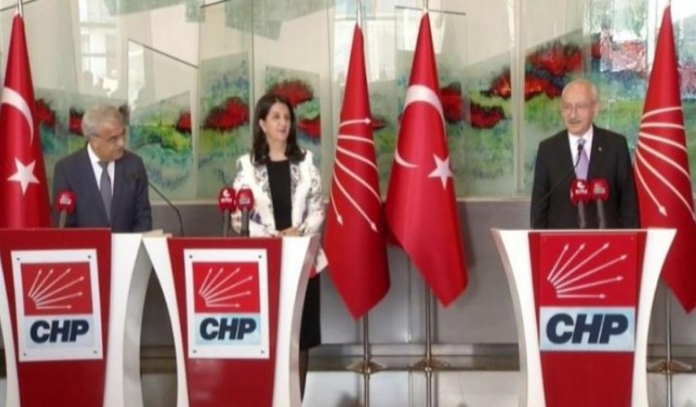 HDP ve CHP Genel Başkanları bir araya geldi