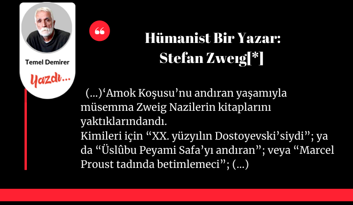 Hümanist Bir Yazar: Stefan Zweıg[*]