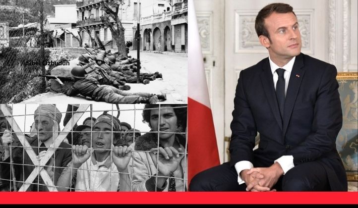 Macron: Cezayir sömürgeciliği için af dilemek zorunda değilim
