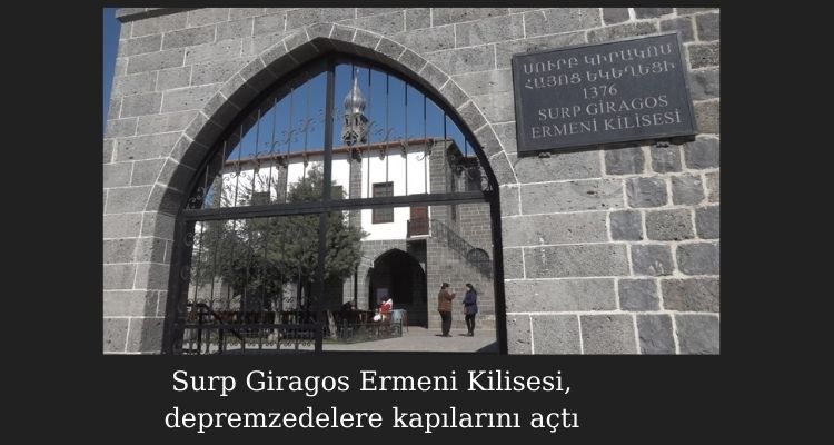 Surp Giragos Ermeni Kilisesi Kapısını Deprem İçin Açtı