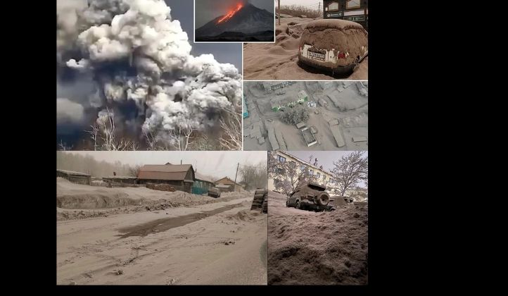 Rusya’da yanardağ patladı