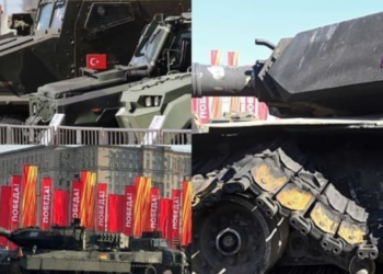 Rusya, ele geçirdiği Amerikan Abrams ve Alman Leopard tanklarını sergiliyor