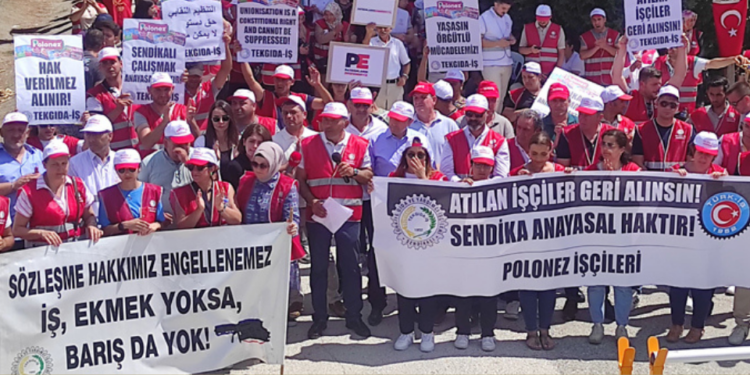 İstanbul Çatalca’da sendika üyeliği nedeniyle işten çıkarılan 146 işçi yürüyüşe çıkıyor