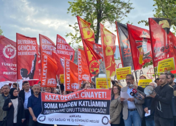 TMMOB, Soma Katliamı’nın 11. yılında anıt önünde: “Bu anıt piyasacı zihniyetin hatırlatıcısıdır”