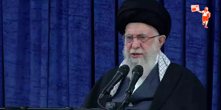 Hamaney’den füze görüntülü mesaj: “Çaresiz Kalacaksınız”