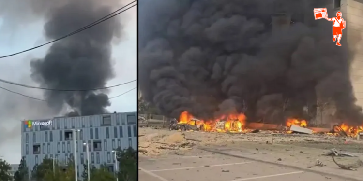 İran füzesi İsrail’de Microsoft binasını vurdu