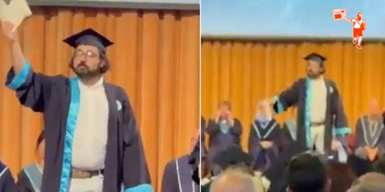 Boğaziçi Üniversitesi mezuniyet töreninde İmamoğlu protestosu: “Bu diploma hükümsüzdür”