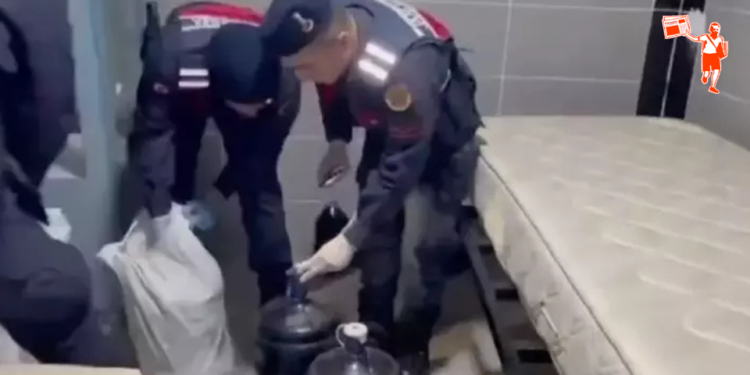 Aydın’da sahte alkol operasyonu: 6 ton şarap ele geçirildi