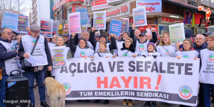 Eskişehir’de emeklilerden iktidarın ekonomi politikalarına tepki