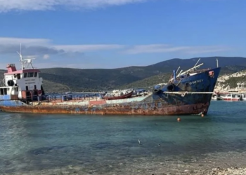 Sit alanında hurda gemi tepkisi: Demircili Koyu’nda eylemler ikinci haftasında